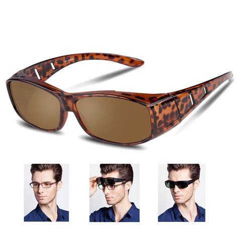 amazon sunglasses over prescription glasses.